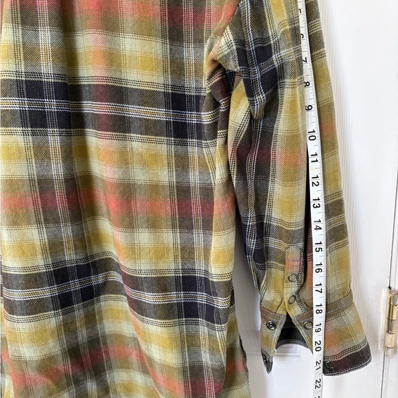 We The Free Izzy Flannel Cargo Plaid Button-Down Shirt/ Jacket/Shacket - Picture 6 of 9